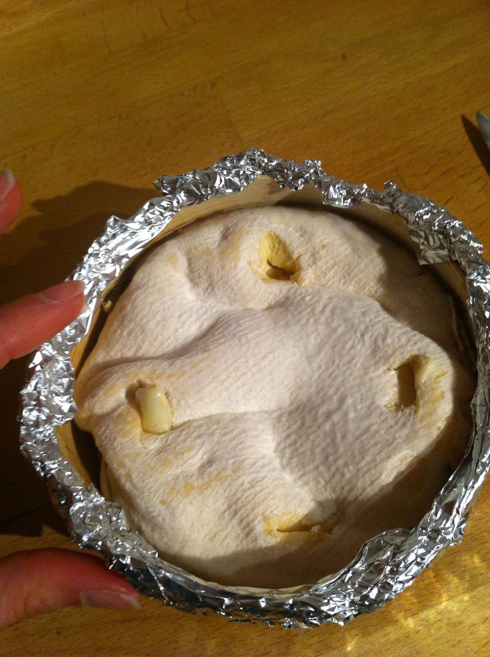 Repeat with all the garlic cloves