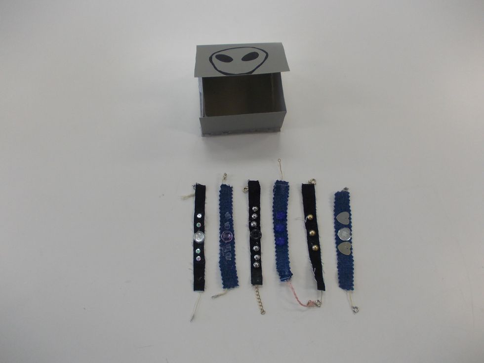 Repeat with different denim & decorations.