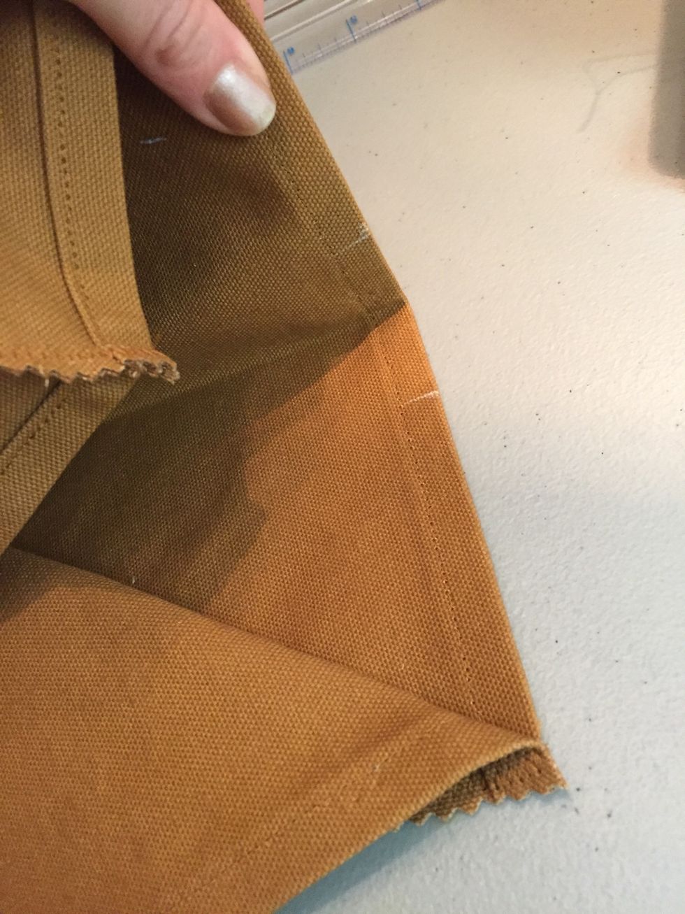 Repeat with marks 3 and 4