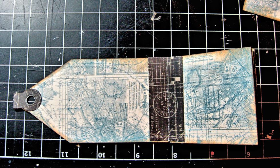 Repeat with the back cover and inner pages using the 2nd binding piece.