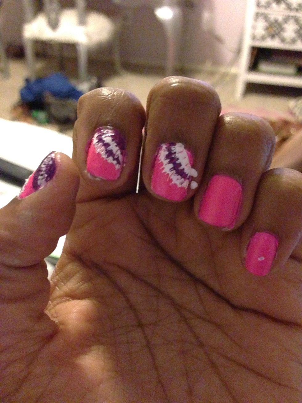 Repeat with the first polish you used .