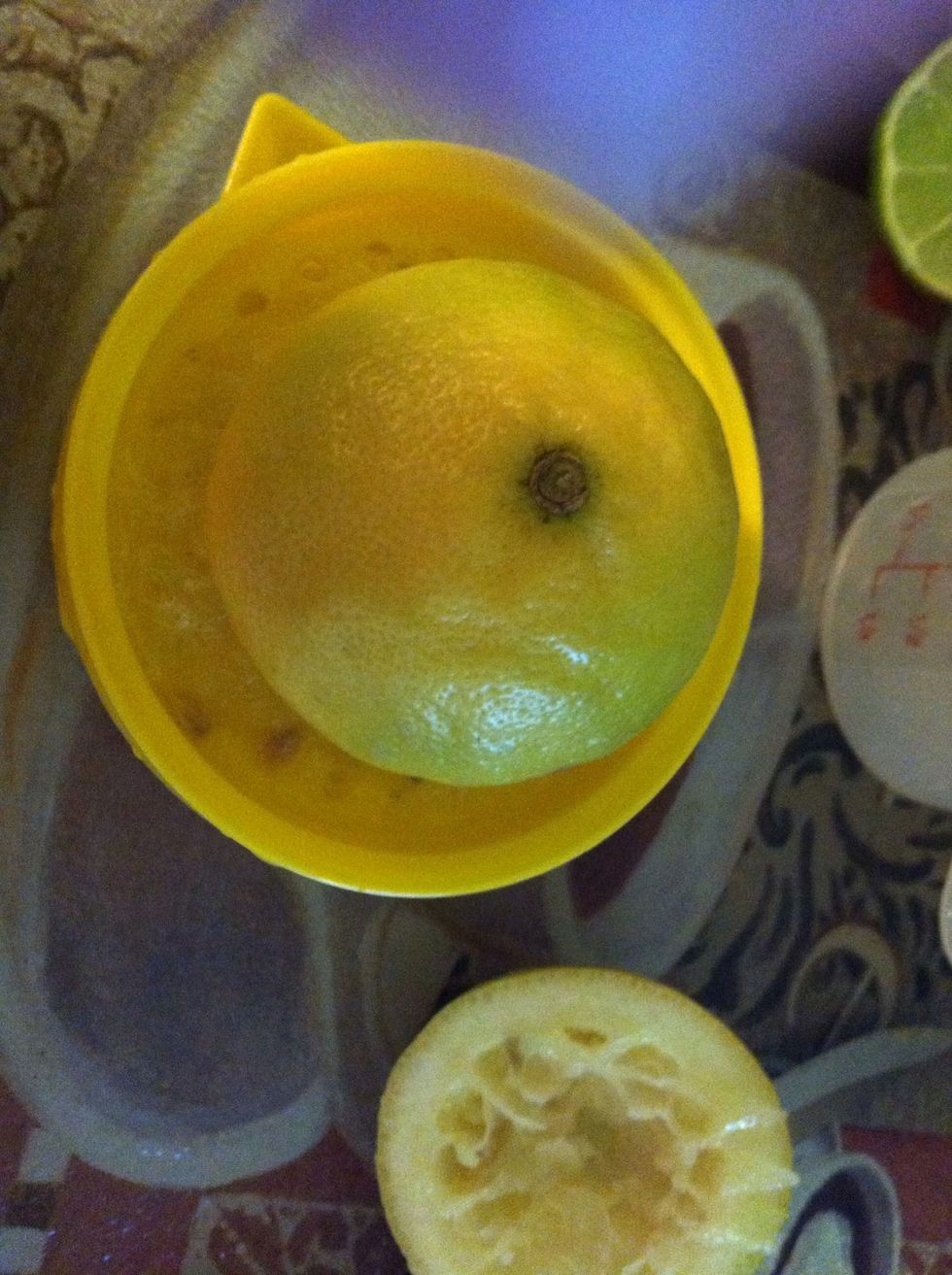 Repeat with the lemon