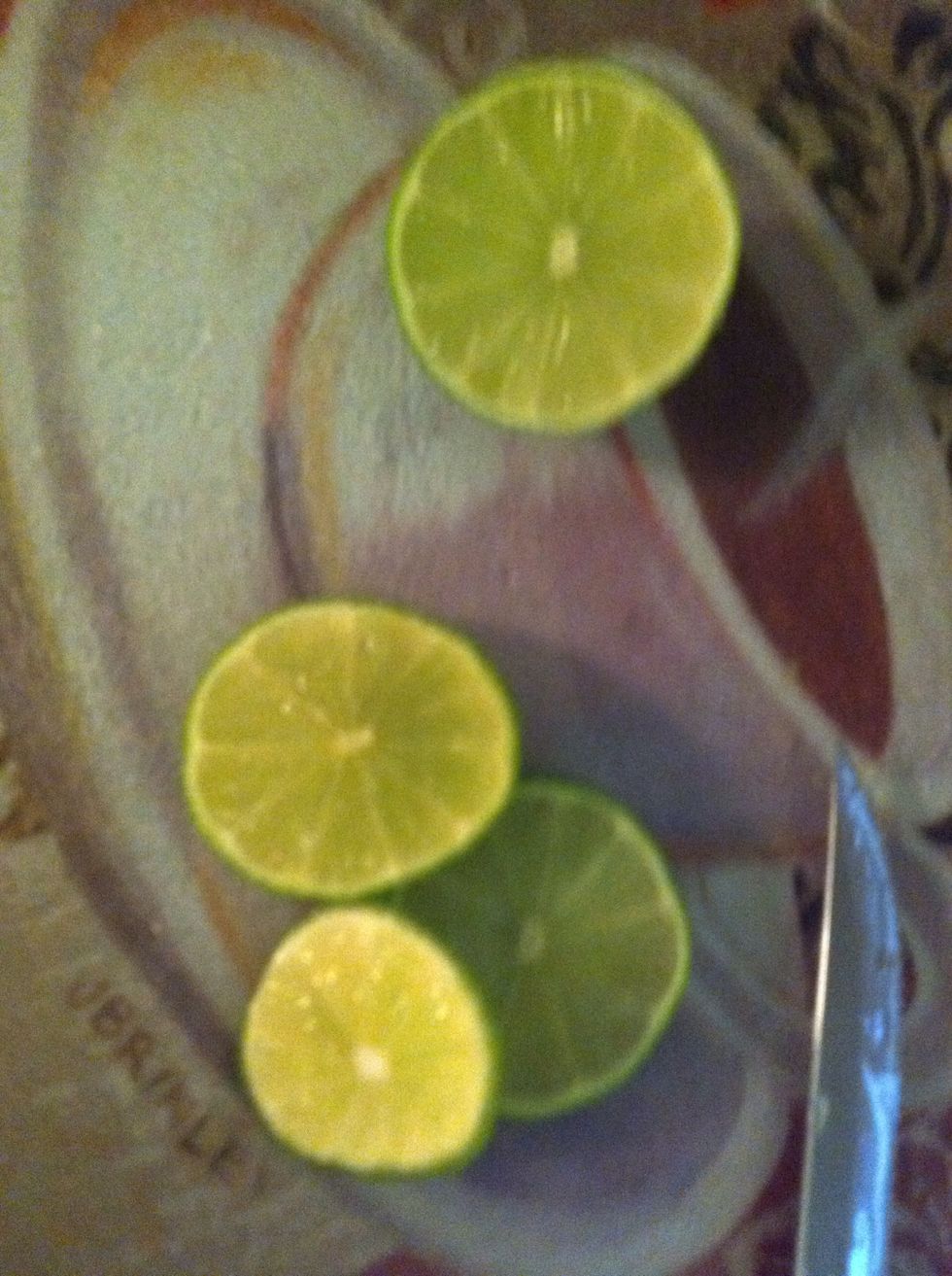 Repeat with your second lime