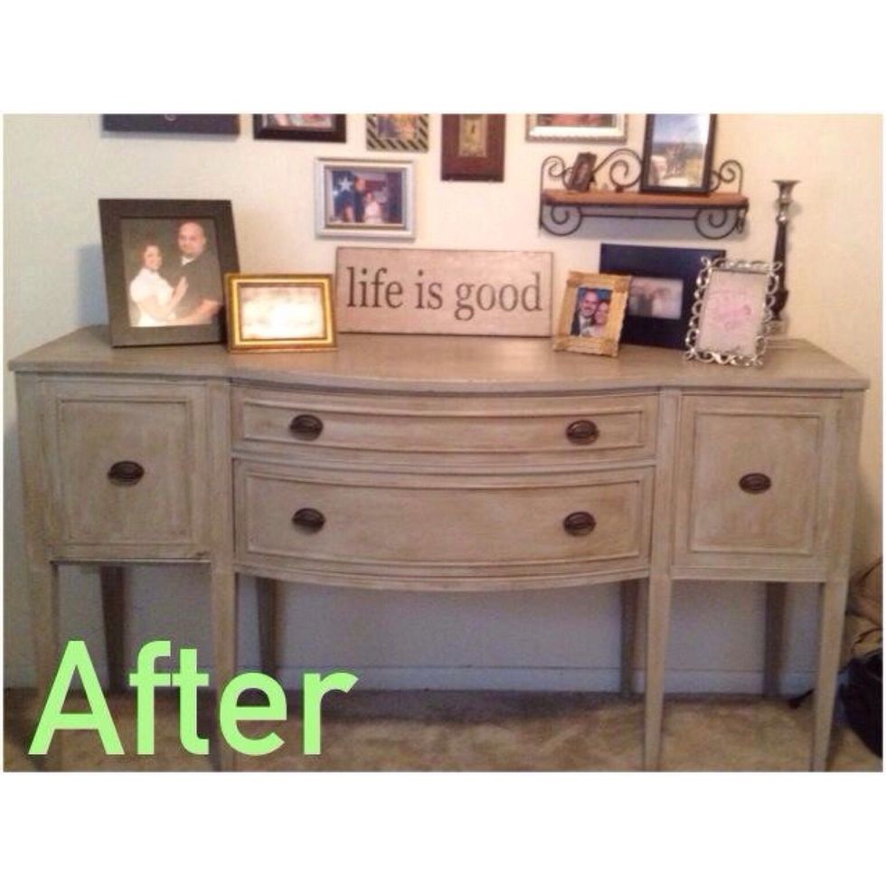 Replace hardware and your piece is done.