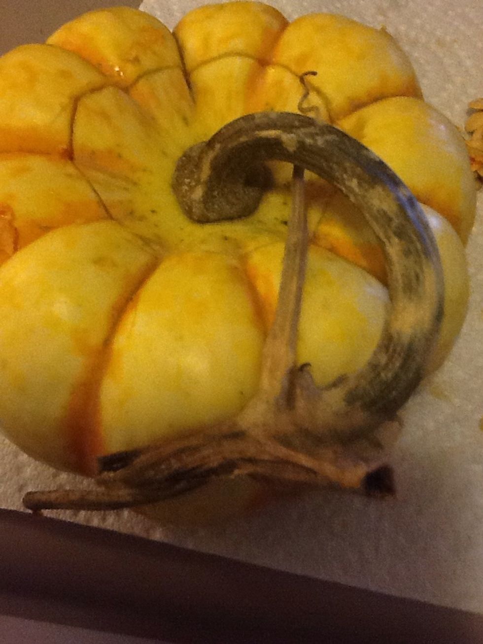 Replace to top bit you took off previously.