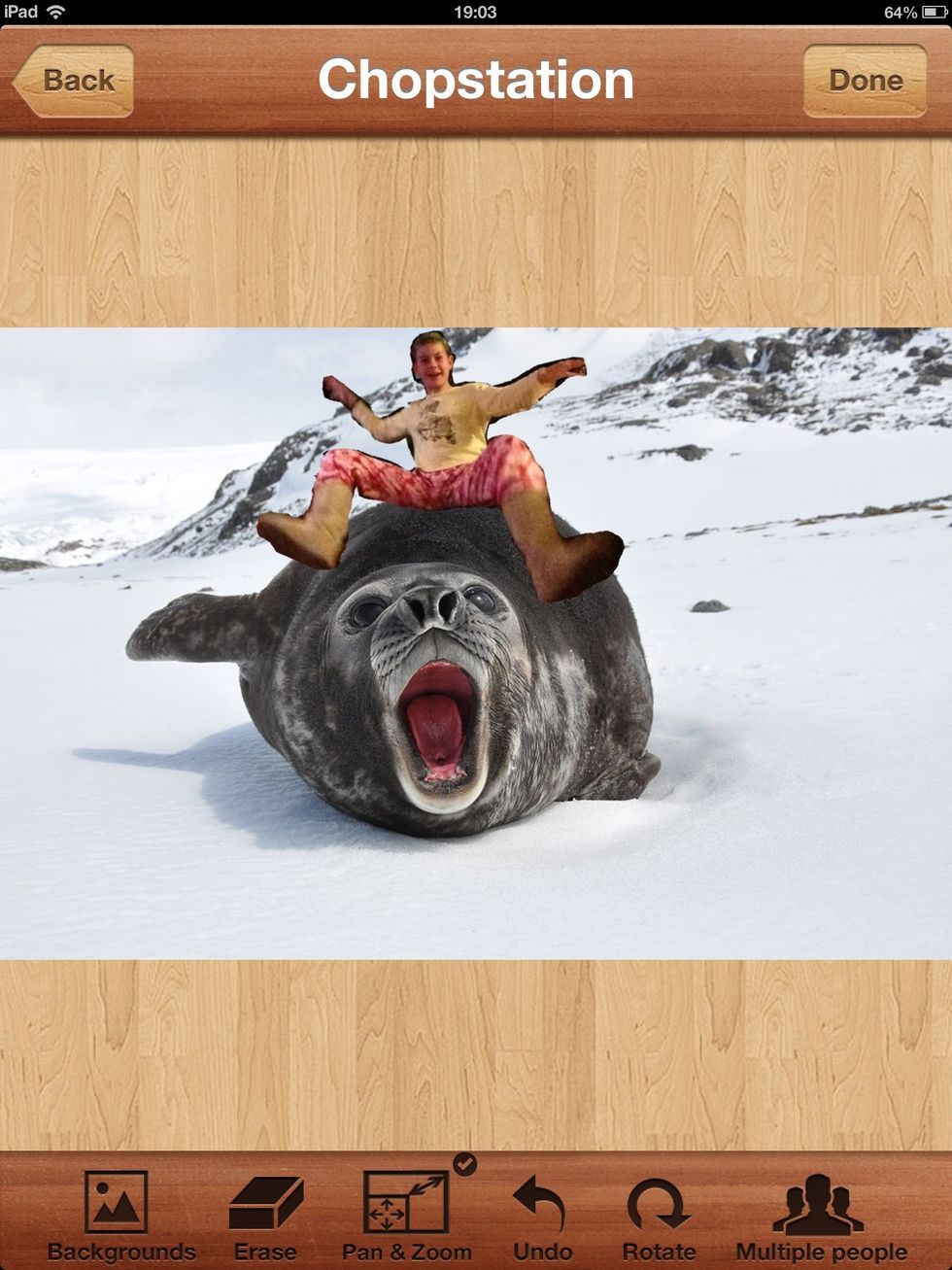 Resize to suit the image