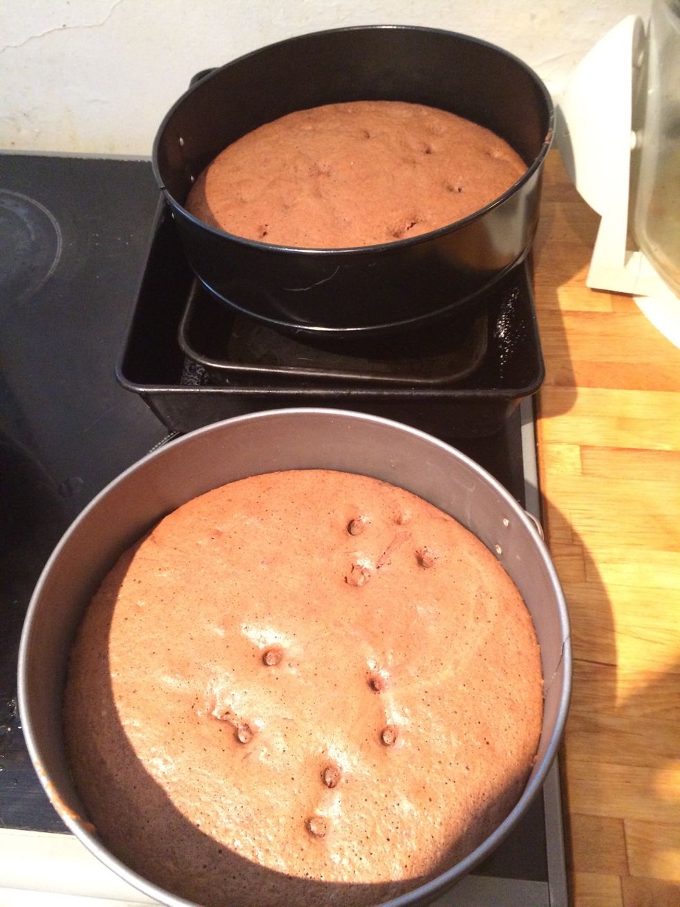 Rest cakes to fully cool before adding butter cream