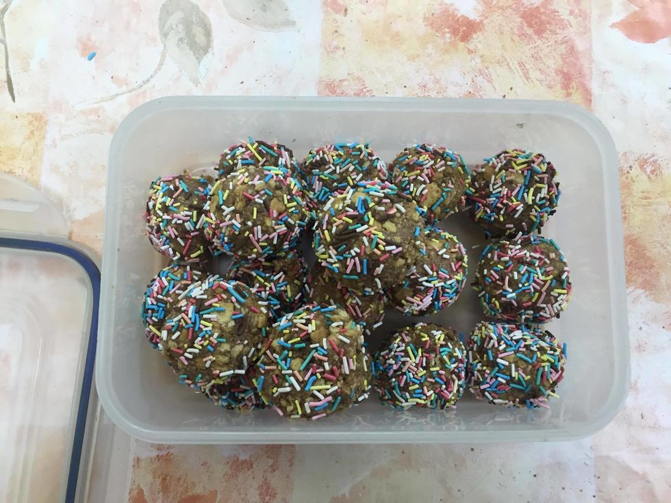 Result 2: Balls covered in 100s and 1000s!