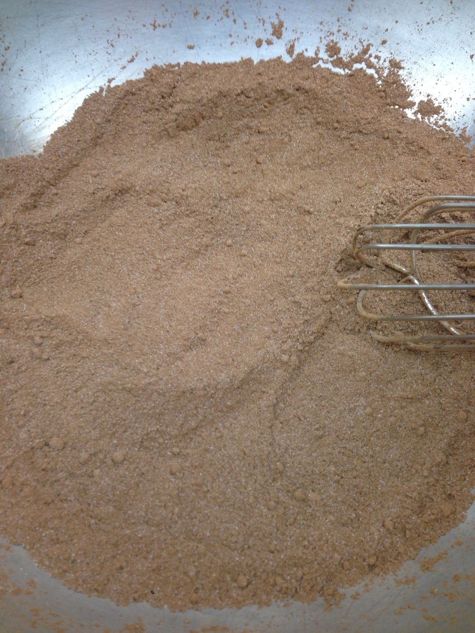 Resulting in a blended mix.