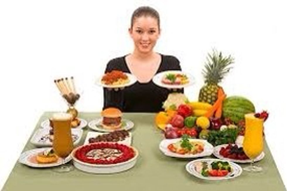 Rethink what your eating. REDUCE EATING & LIMIT EATING - cream, carbohydrates white bread & rice, fried food, take away, sauces. EAT MORE - Chicken,fish,whole grains, vegetables, salads, herbs.