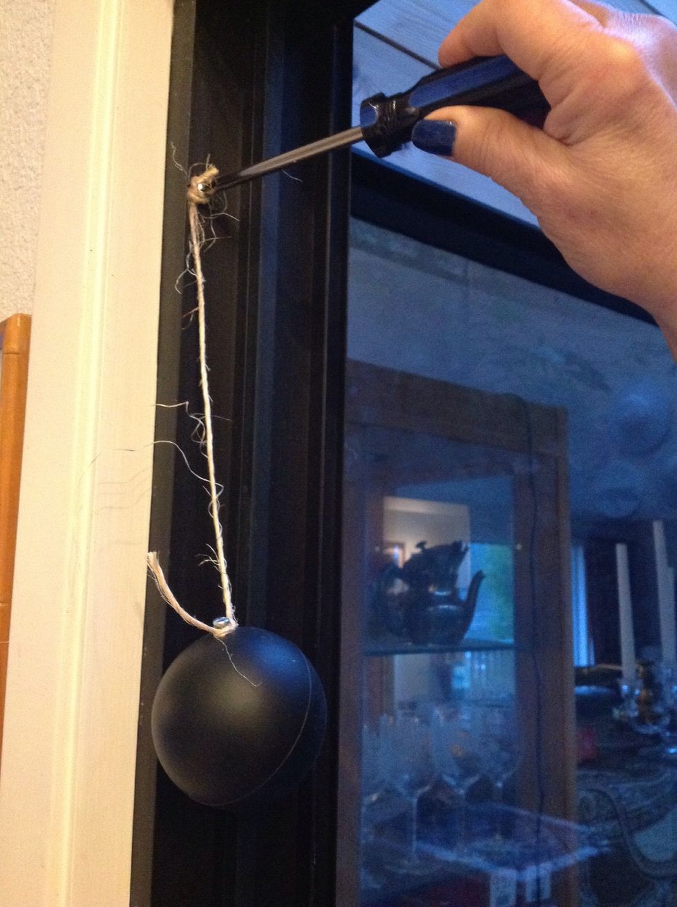 Retighten the screw.