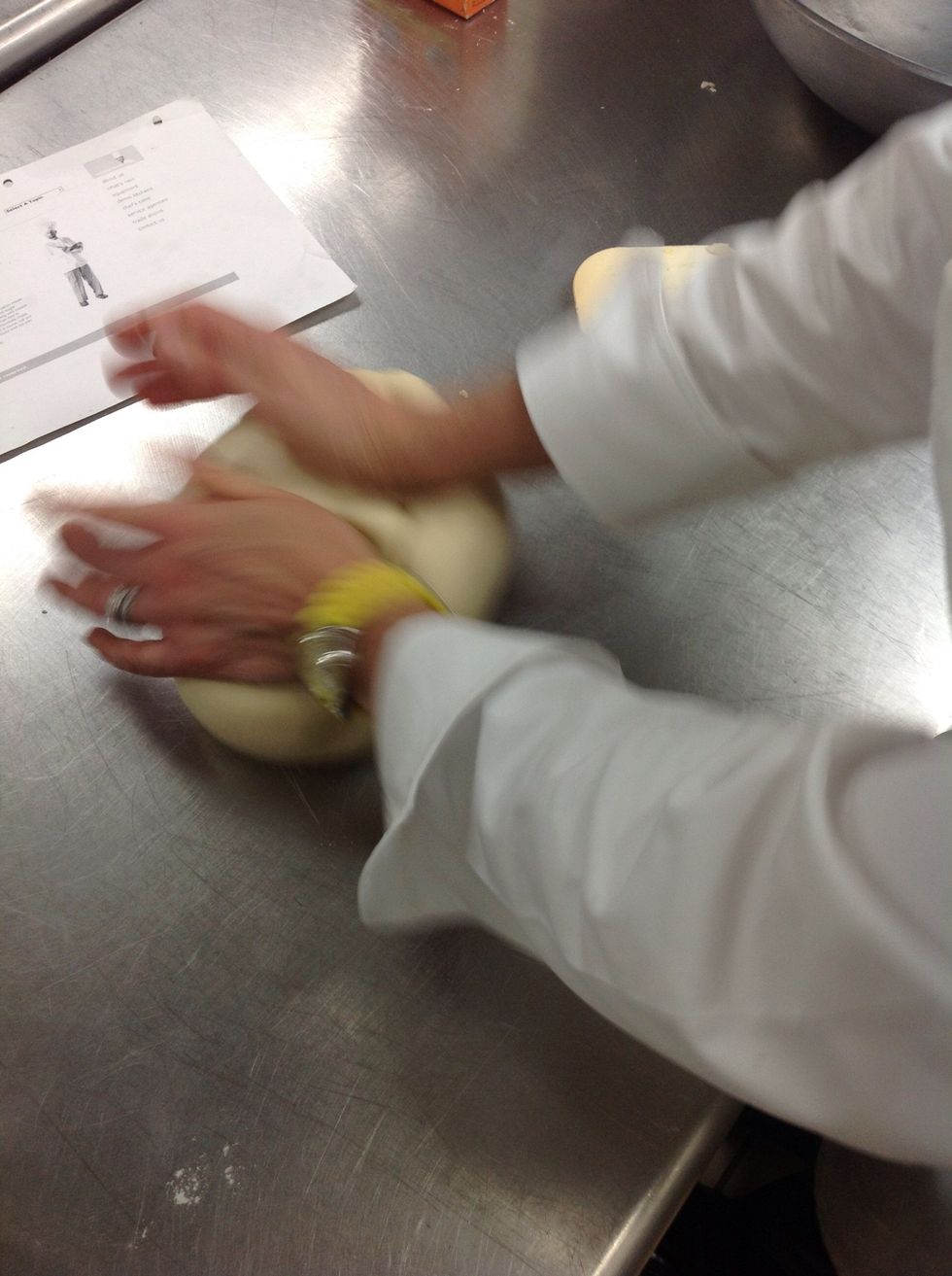 Return back to greased bowl to rise for an additional 1.5 hours.