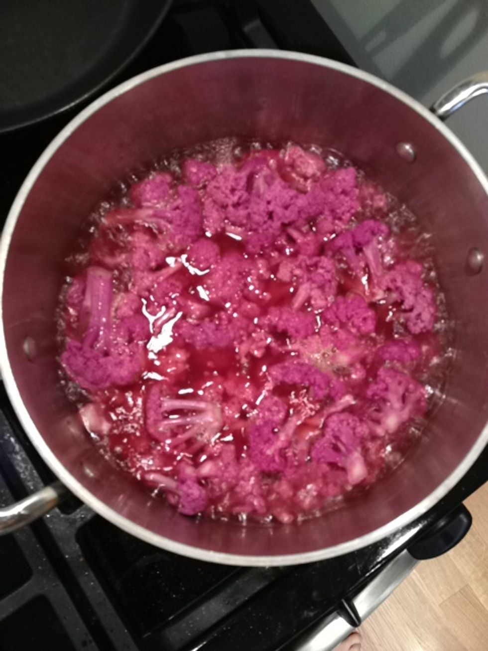 Return to a boil, and then remove from the burner.