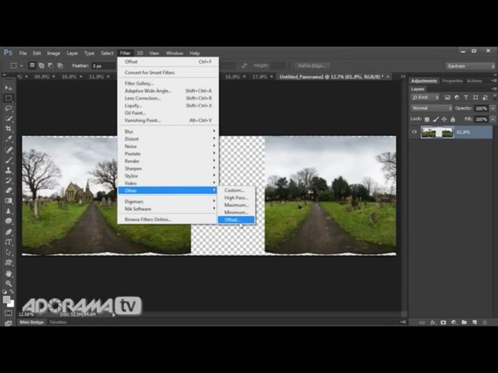 Return to filter/other/offset and undue previous offset (-4000)