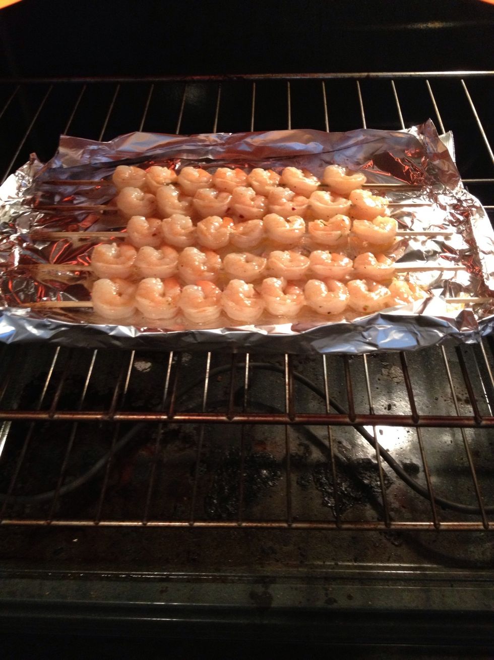 Return to oven. When sauce starts to caramelize, remove from oven.