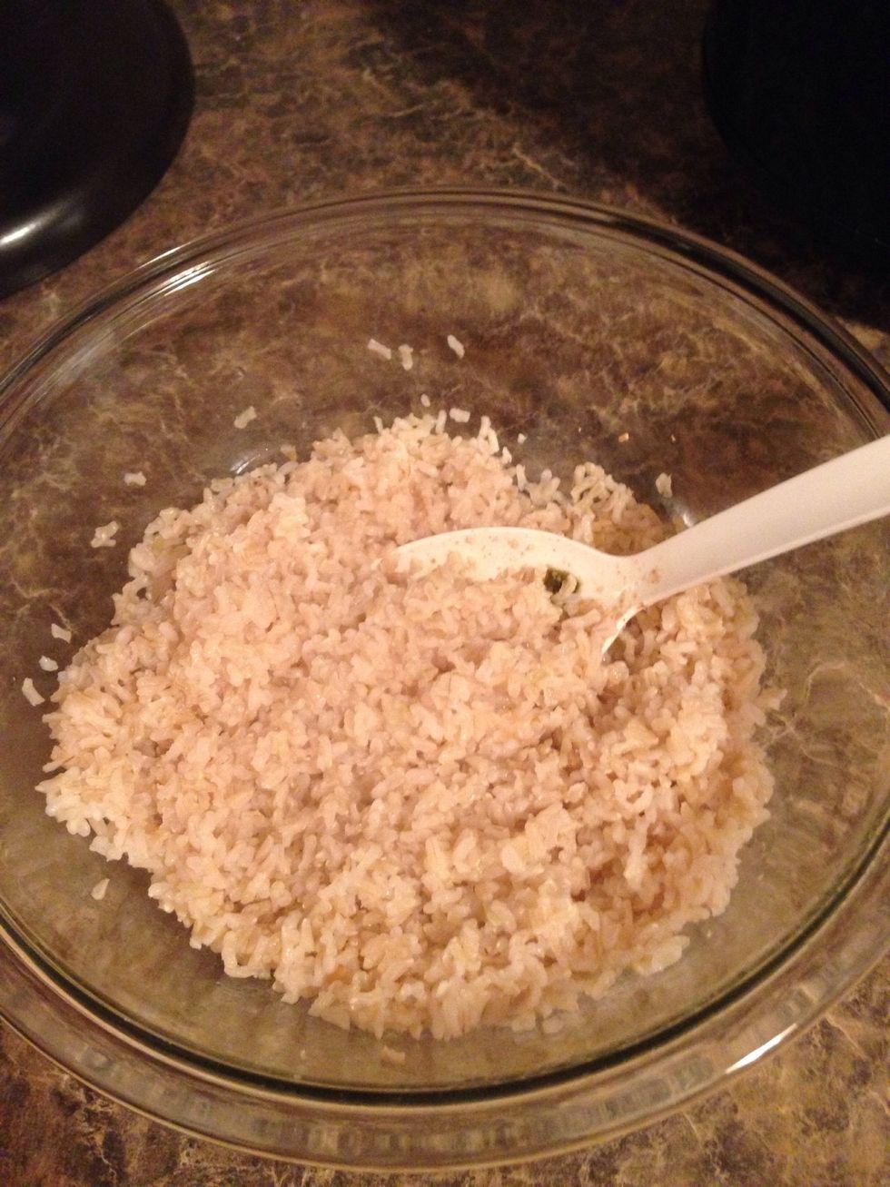 Rice is finished.