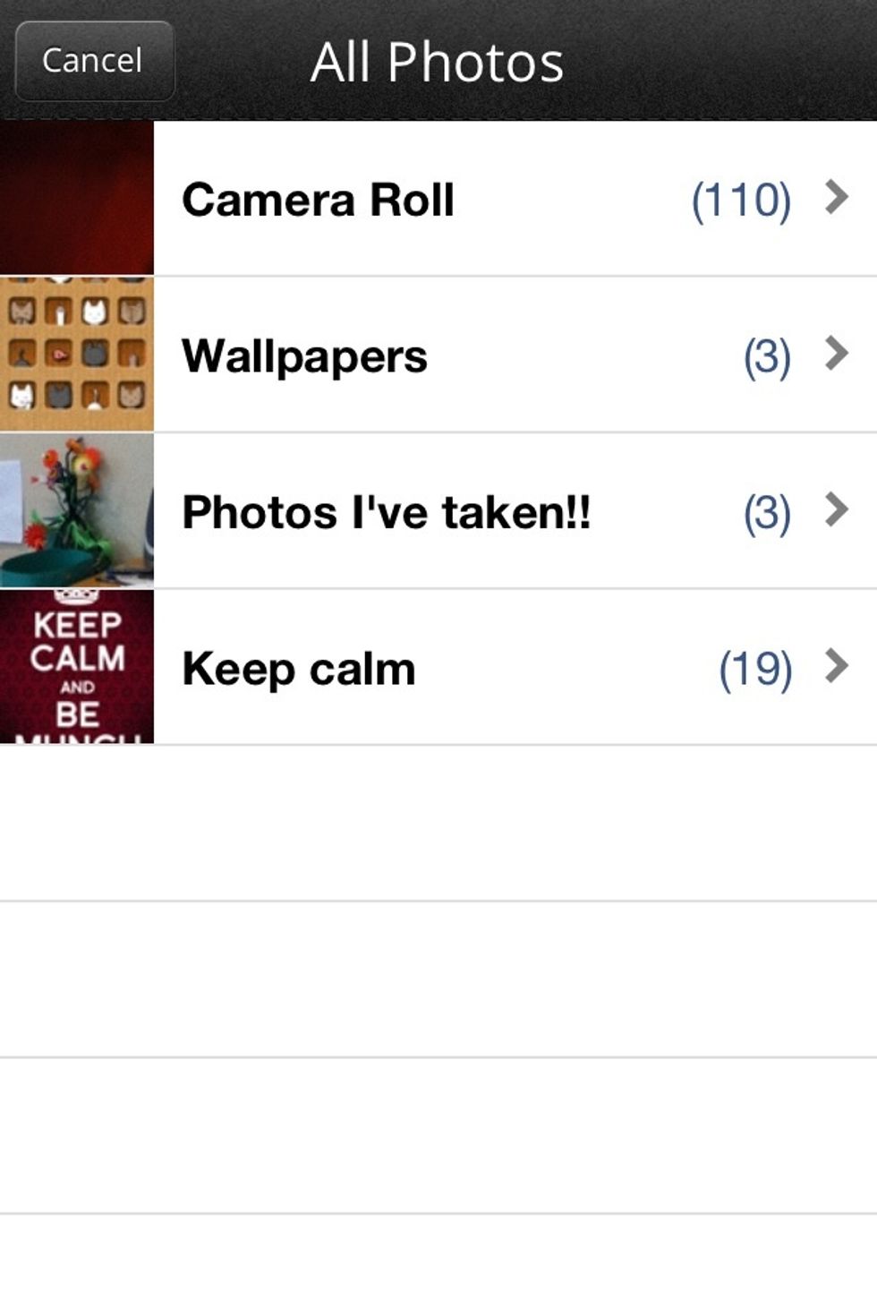 Right, at the top of that screen, there is a small button that says load, with a little picture of what i think is a mountain and dot!! After clicking on that, a screen like this will come up! :D