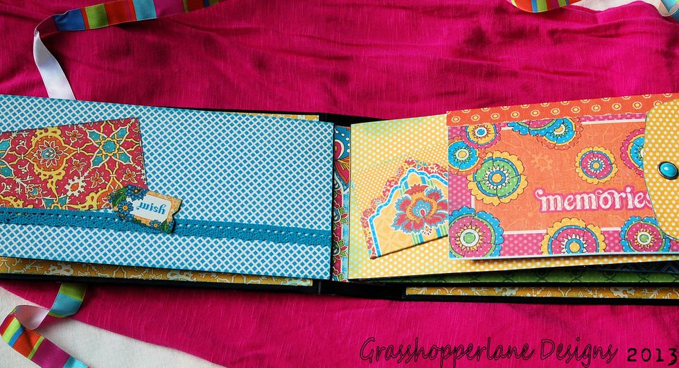 Rinse and Repeat until you have assembled and decorated all five policy envelopes.