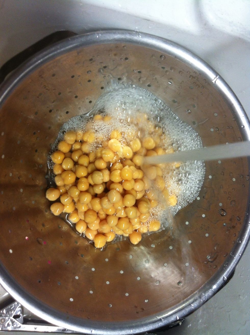 Rinse chickpeas