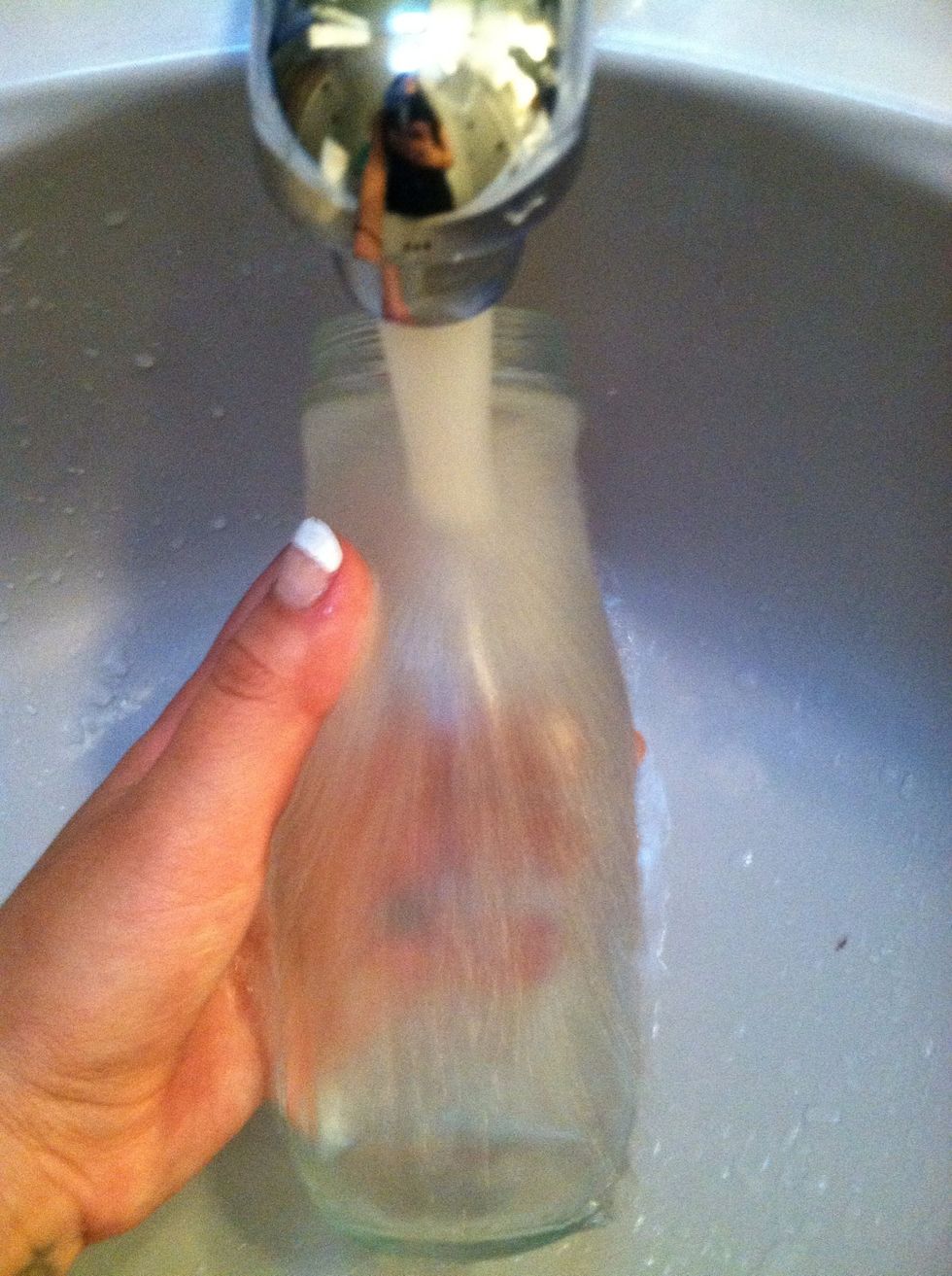 Rinse off the oil and dry it off a little!