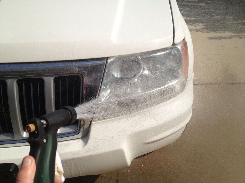 Rinse off!