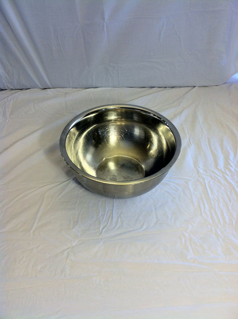 Rinse out the mixing bowl you used to create the cake batter.  You'll need it to mix the frosting in as well.