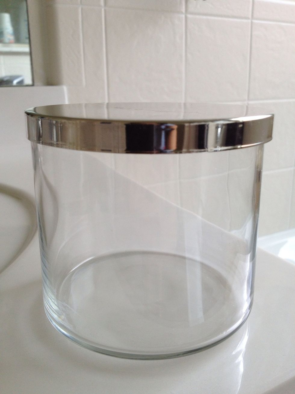 Rinse out with soapy water and dry with paper towel.