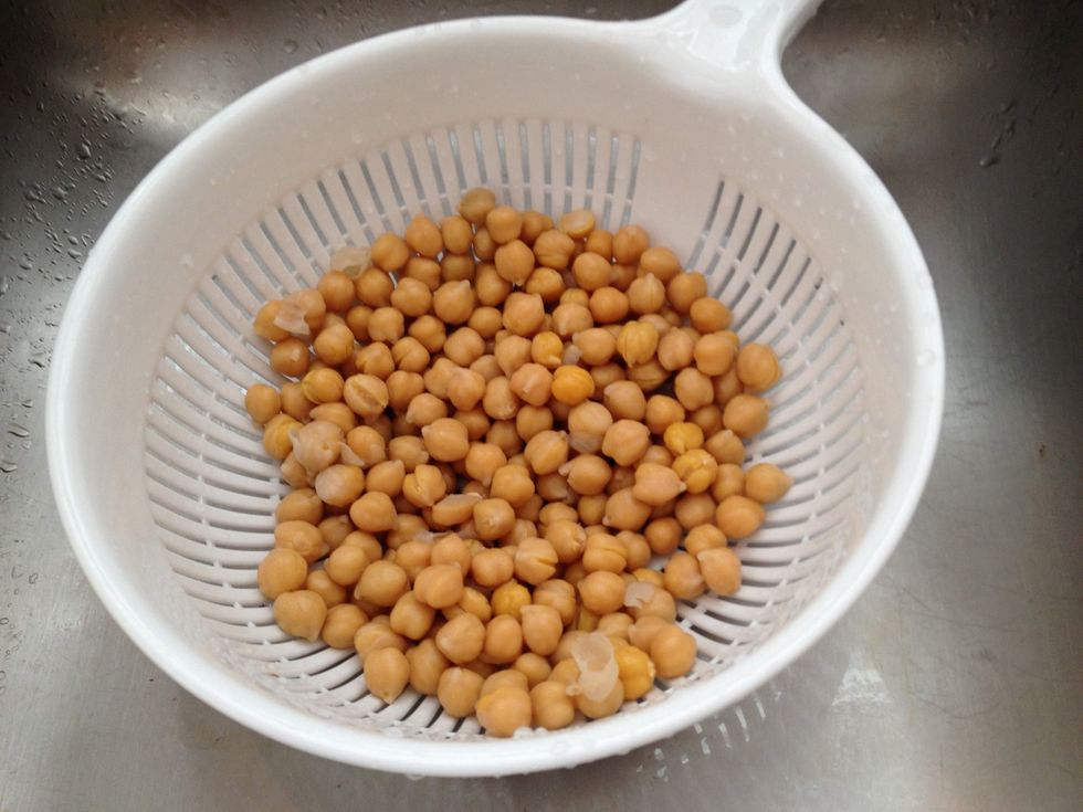 Rinse the chickpeas