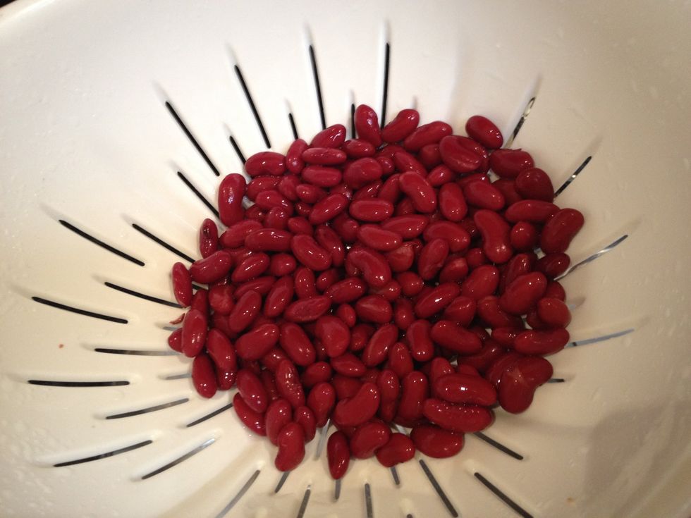 Rinse the kidney beans