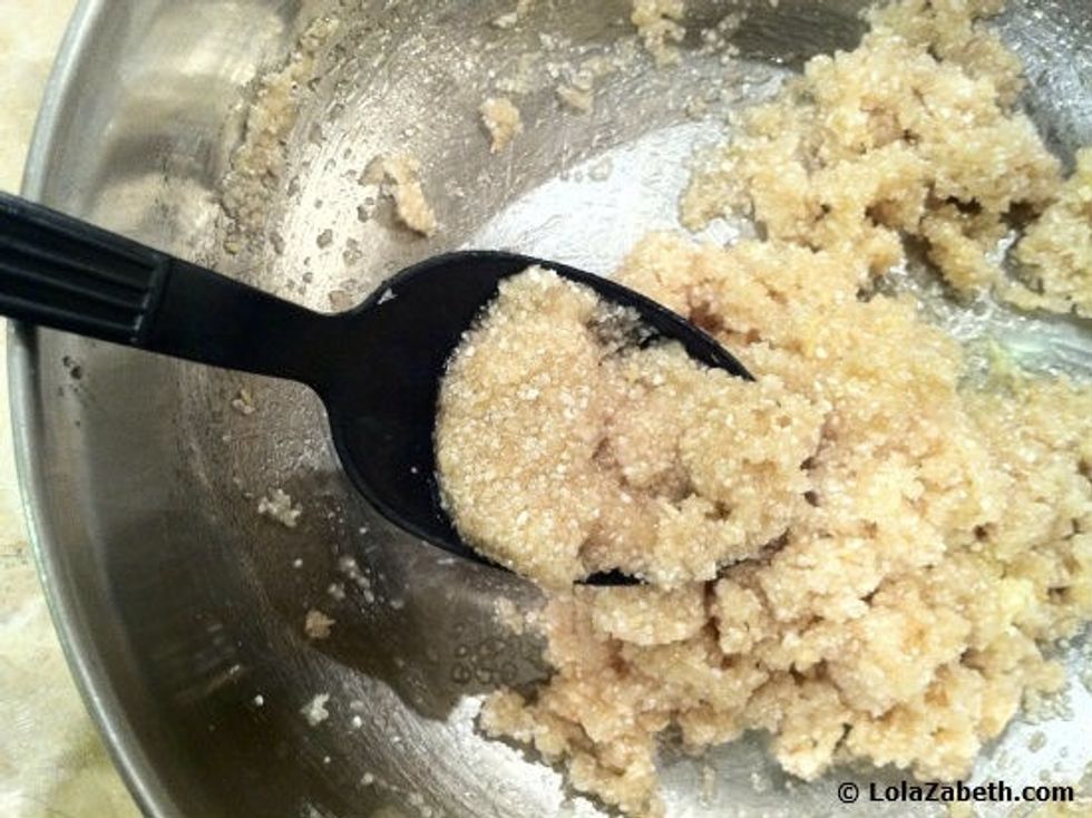 Rinse well. Any leftover scrub can be stored in an air-tight container and refrigerated. Use within 2 weeks