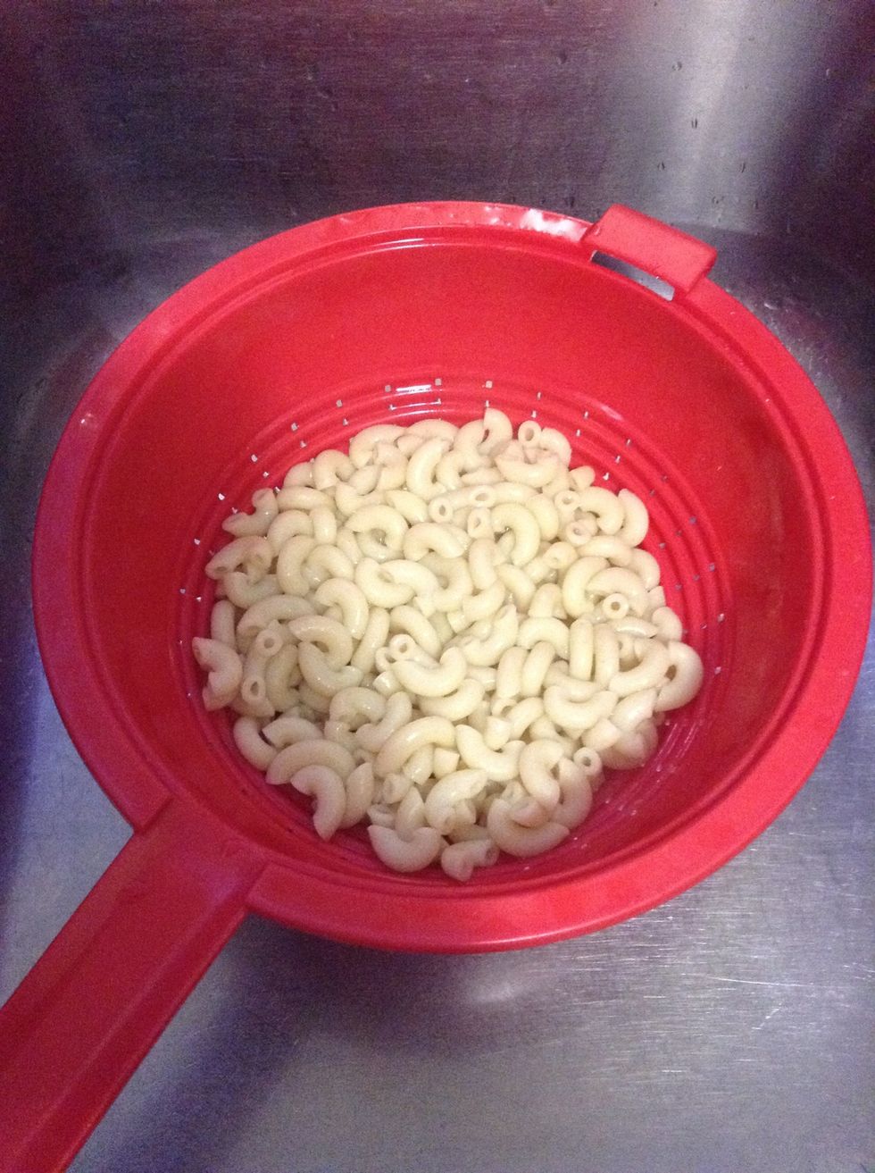 Rinse with cold water