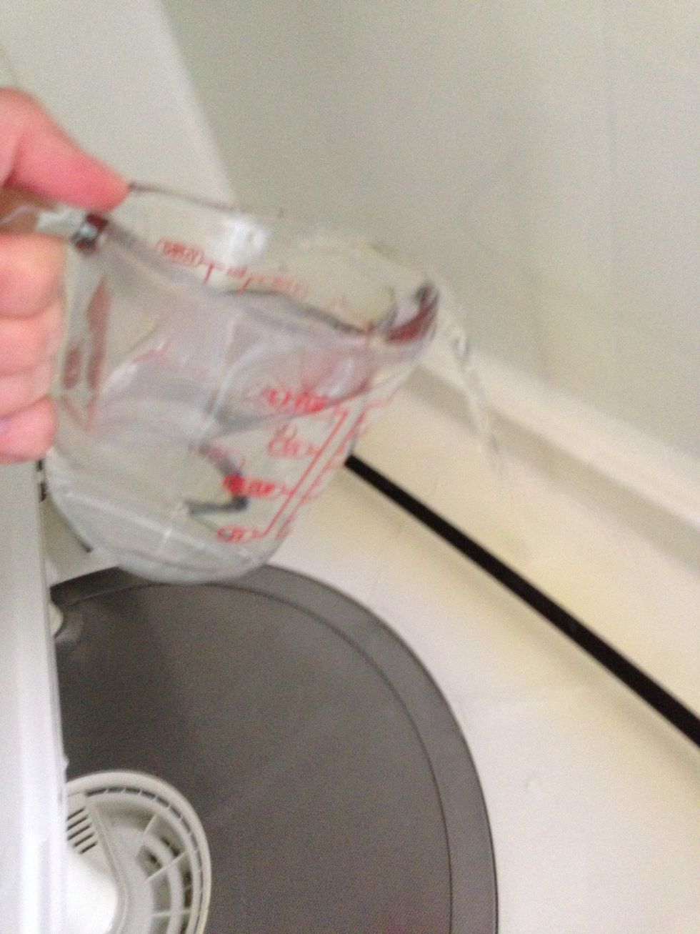 Rinse with water.