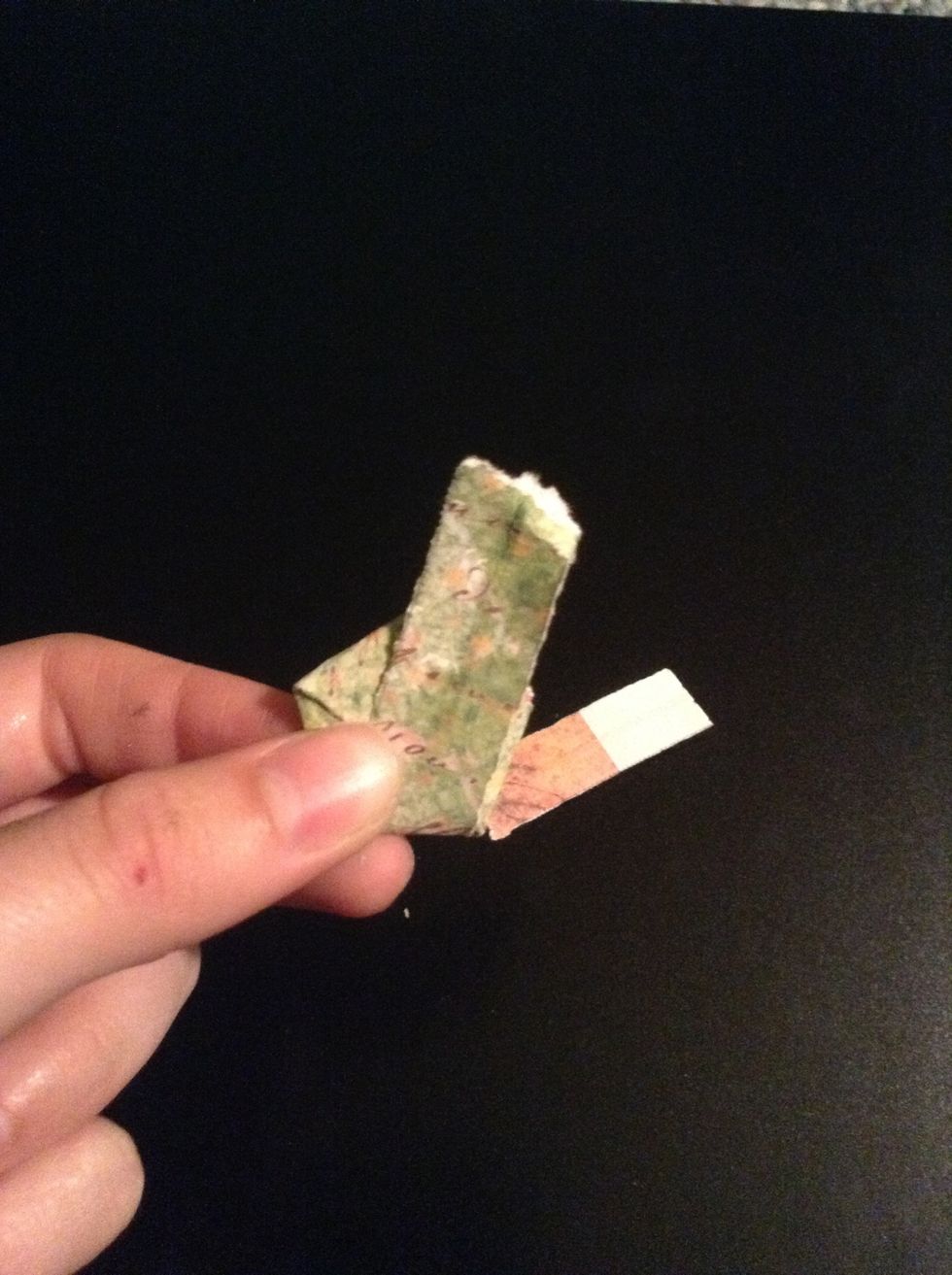 Rip off the excess when it seems like it is getting too think.