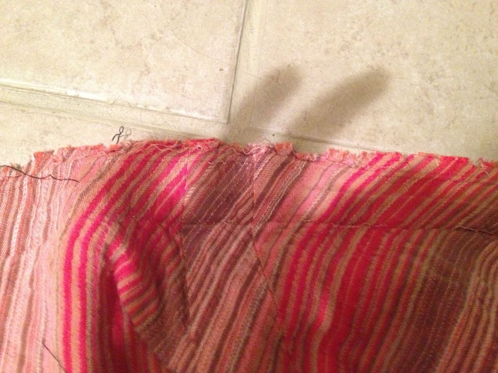 Rip out the waistband, too. Make sure to take out the elastic to save for later. More tedium, but will be worth it.