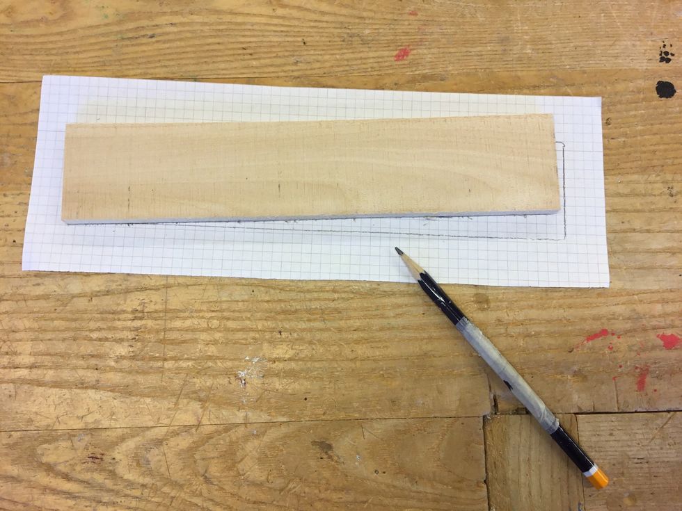 Rita av den p\u00e5 ett papper.