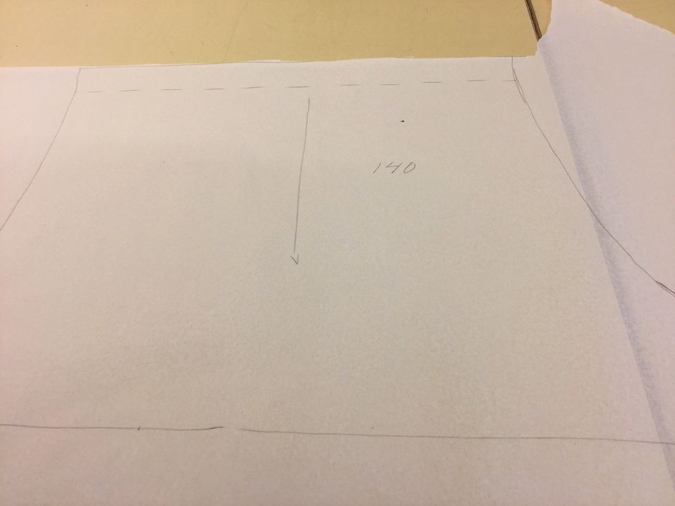 Rita av m\u00f6nstret p\u00e5 m\u00f6nsterpapper. Se till att du f\u00e5r r\u00e4tt storlek.