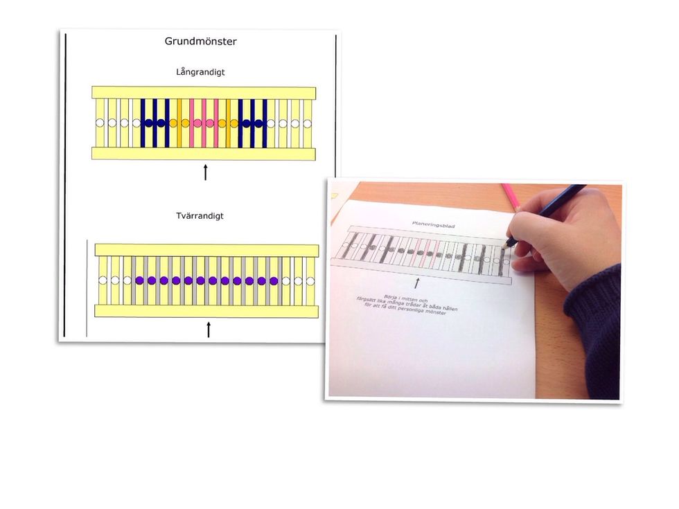Rita in ditt m\u00f6nster i planeringsbladet.