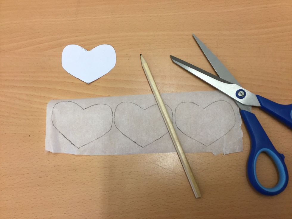 Rita upp ditt motiv p\u00e5 vliesofixet.