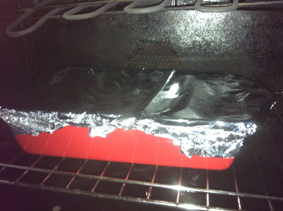 Roast for 45 minutes in the preheated oven.