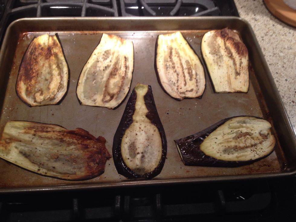 Roast it in the oven. I turned it halfway through.