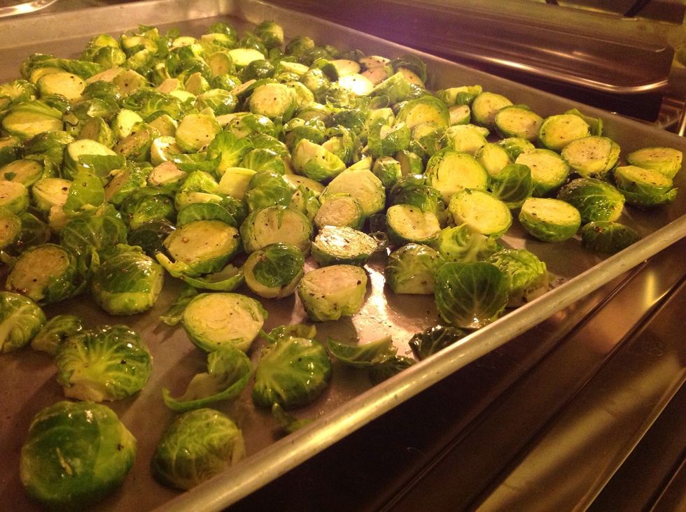 Roast on sheet trays.