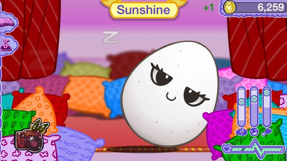 Rock her to sleep in the sleepy room