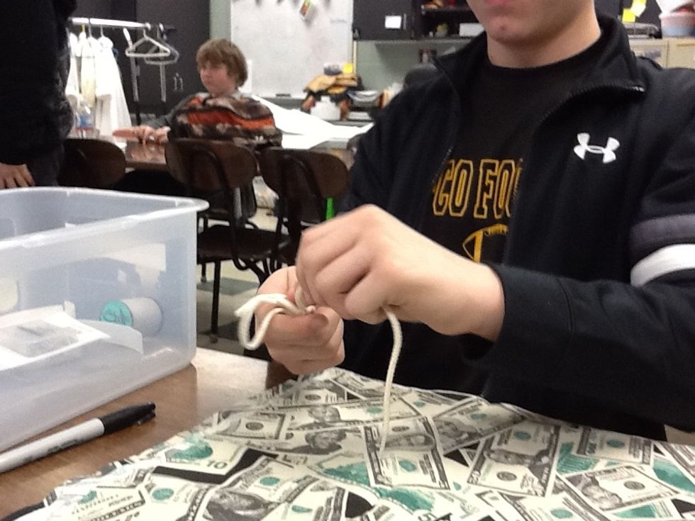 Role up the string.