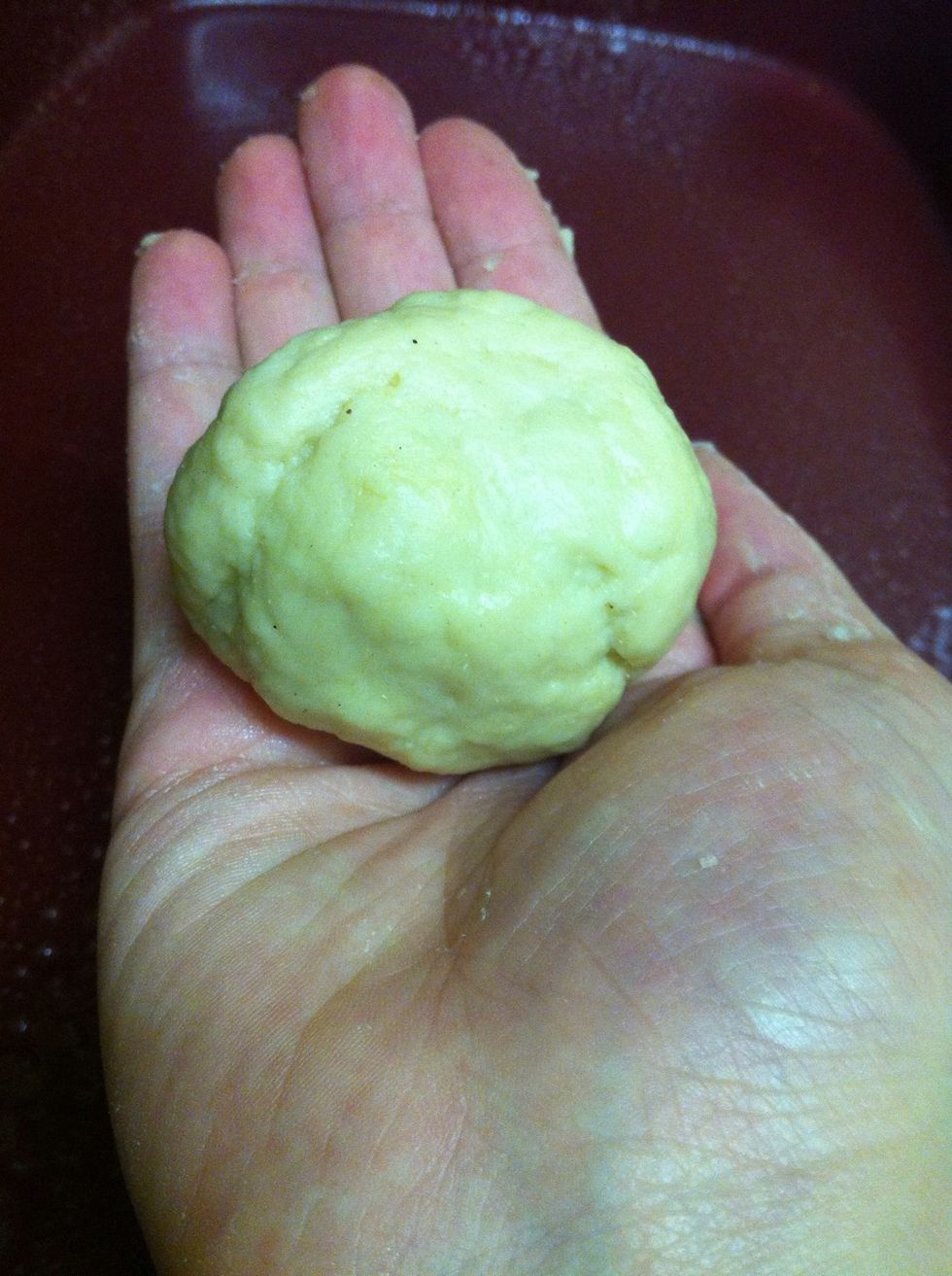 Roll a small/medium sized ball....