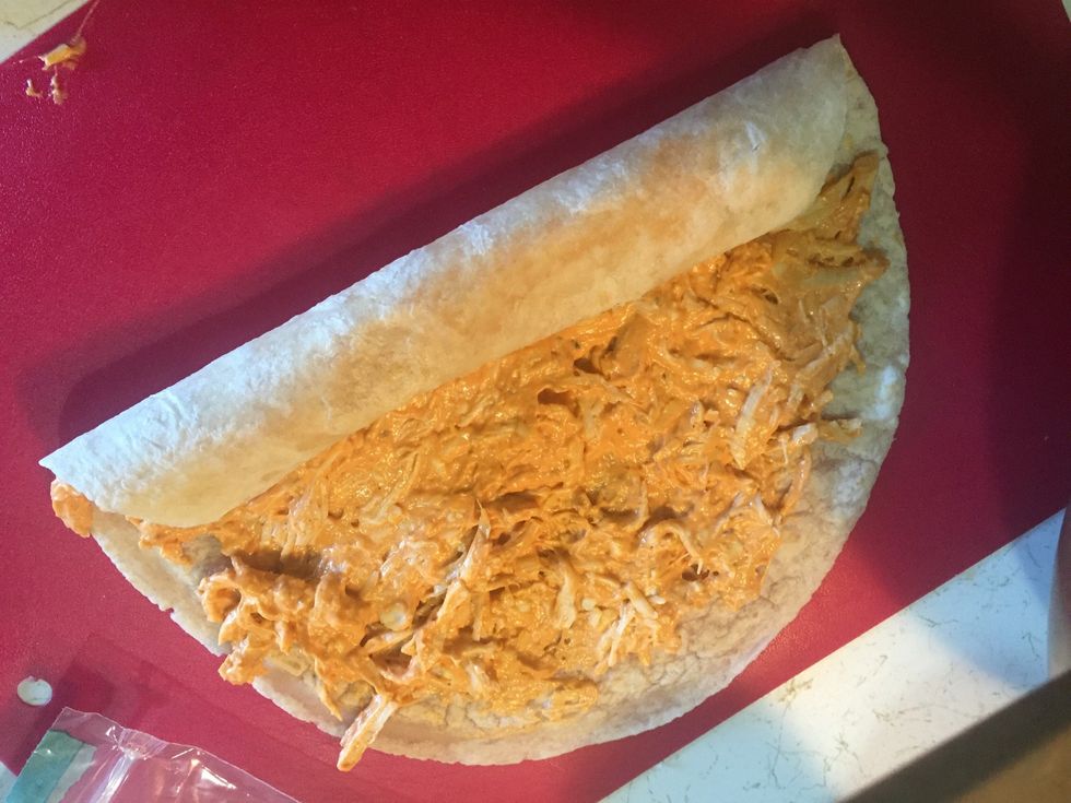 Roll it around and refrigerate for half an hour.