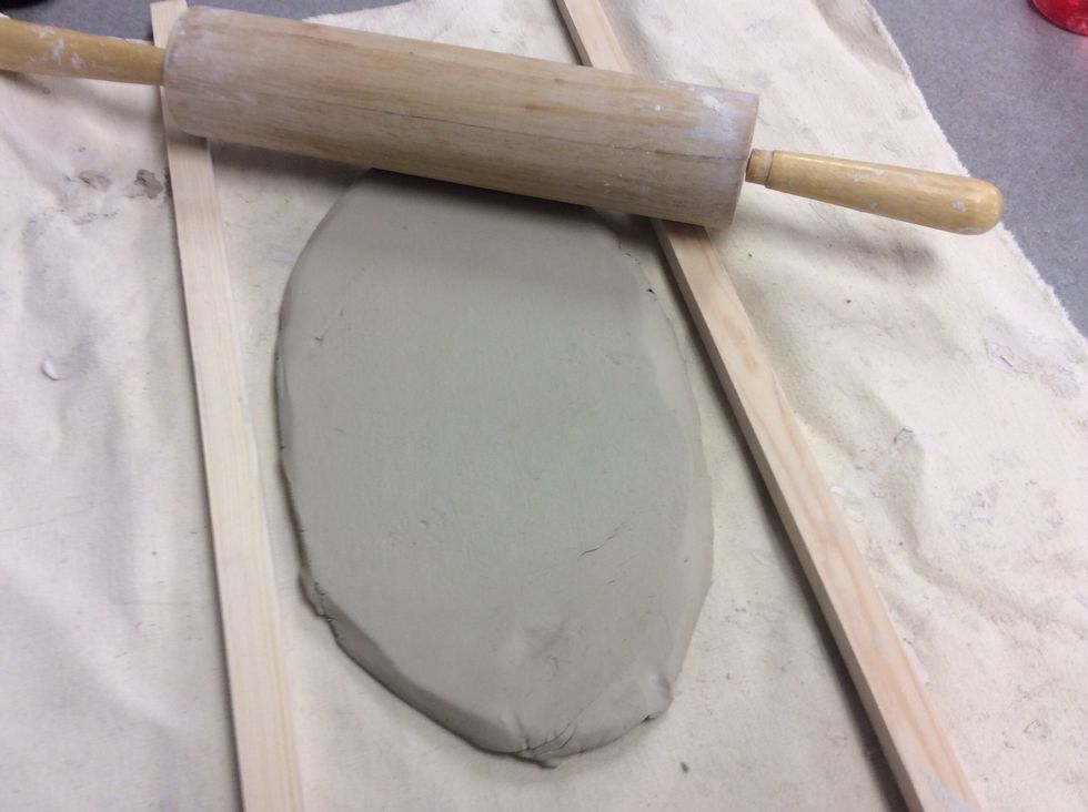 Roll it out so that it is 1/2 inch thick