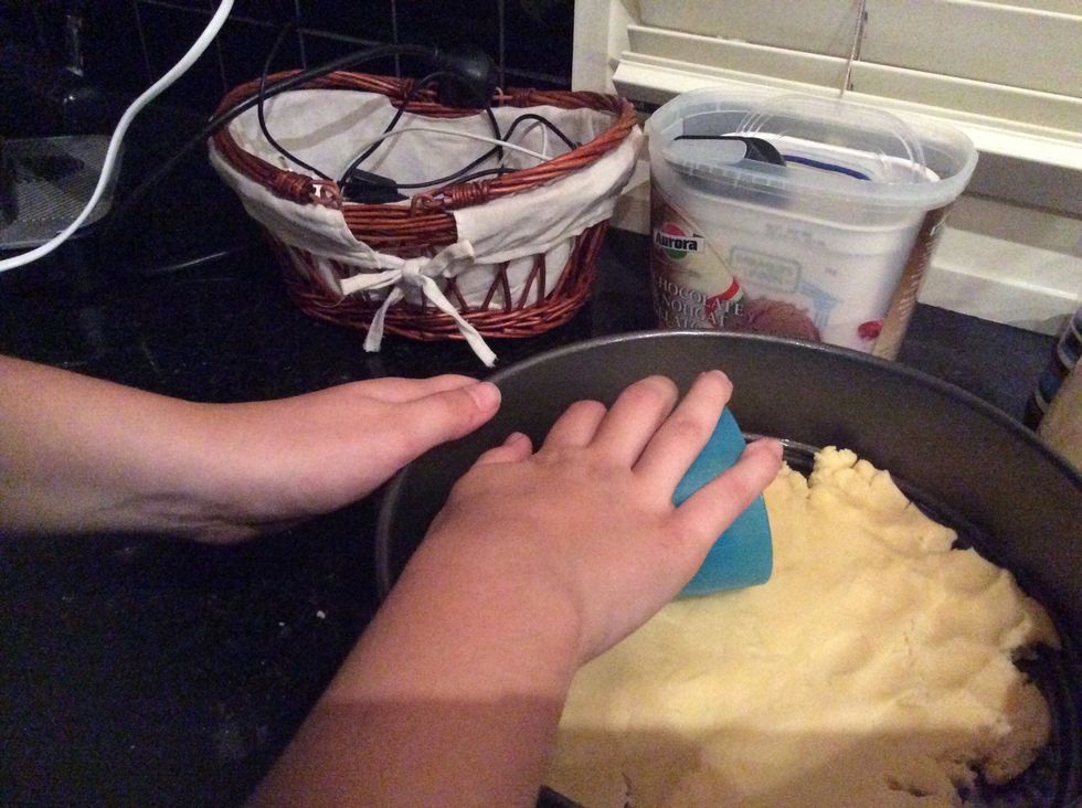 Roll it out using a cup