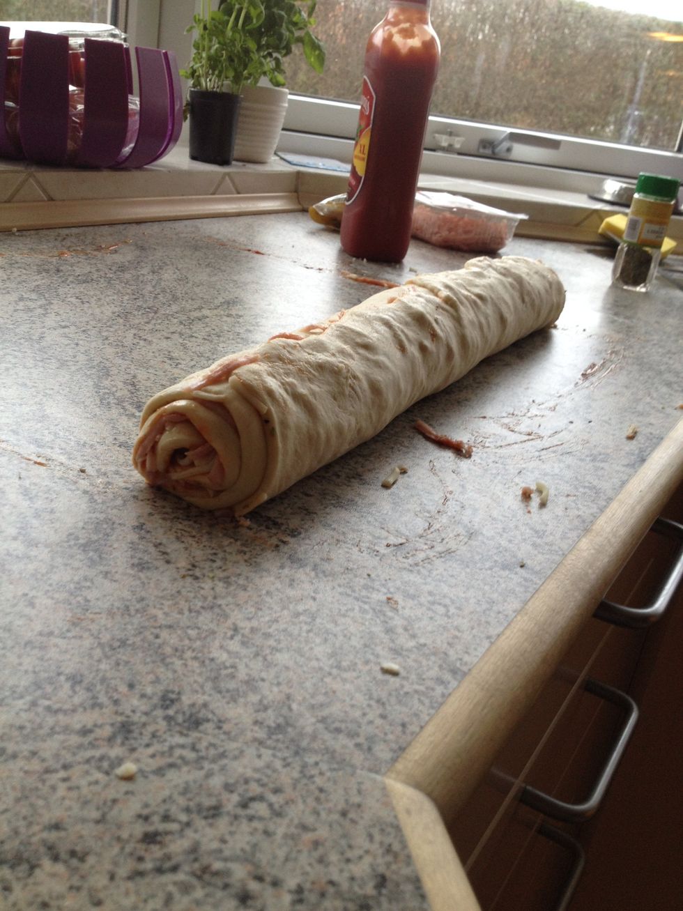 Roll it tightly together