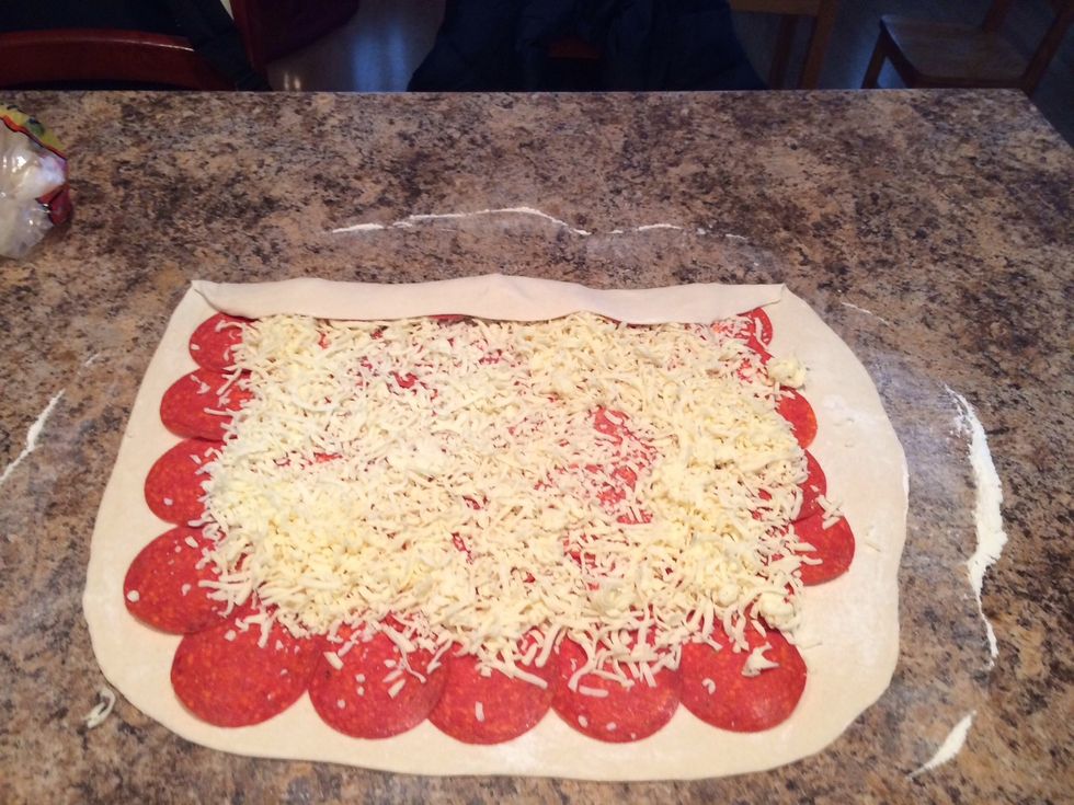 Roll it up. Well, it's more of a fold it up.. I like to fold it and press down a bit so it stays flat.