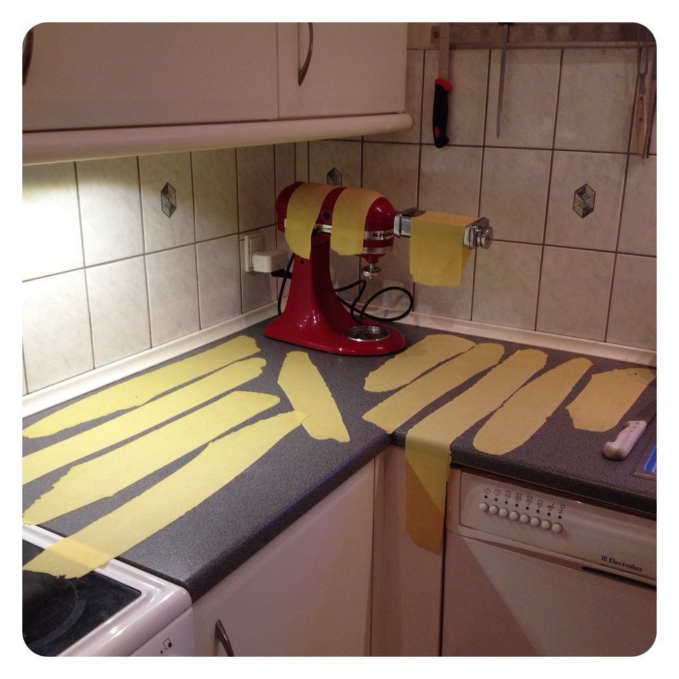 Roll out the dough ... It took 12 minutes